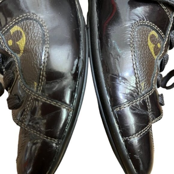 Authentic Louis Vuitton Sneakers Monogram Shoes Women Size EU 36.5 - Picture 3 of 16